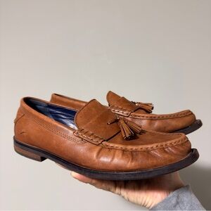Cole Haan Brown Leather Loafers Rubber Sole Size 9.5